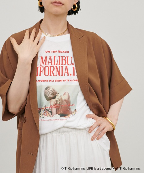 LARUTA（ラルータ）の「【LARUTA】LIFE PC／グラフィックロゴTee（Tシャツ/カットソー・レディース・オフホワイト・FREE）」の9枚目の写真