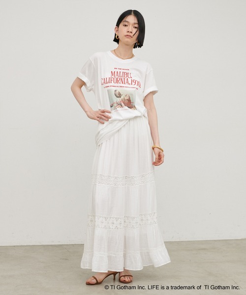 LARUTA（ラルータ）の「【LARUTA】LIFE PC／グラフィックロゴTee（Tシャツ/カットソー・レディース・オフホワイト・FREE）」の8枚目の写真