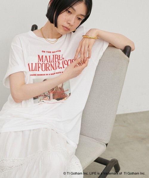 LARUTA（ラルータ）の「【LARUTA】LIFE PC／グラフィックロゴTee（Tシャツ/カットソー・レディース・オフホワイト・FREE）」の14枚目の写真