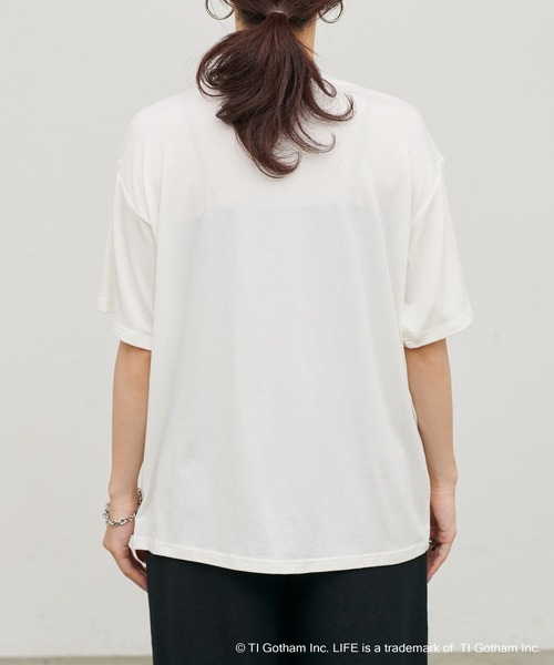 LARUTA（ラルータ）の「【LARUTA】LIFE PC／グラフィックロゴTee（Tシャツ/カットソー・レディース・オフホワイト・FREE）」の2枚目の写真