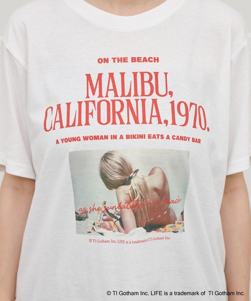 LARUTA（ラルータ）の「【LARUTA】LIFE PC／グラフィックロゴTee（Tシャツ/カットソー・レディース・オフホワイト・FREE）」の4枚目の写真