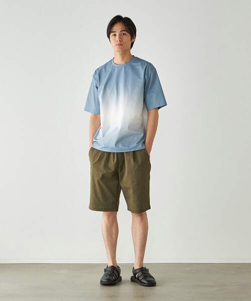 COMME CA ISM(コムサイズム)の「グラデーションプリント Tシャツ(Tシャツ/カットソー・メンズ・ネイビー/ブラック/ライトグレー・MEDIUM/LARGE)」の15枚目の写真