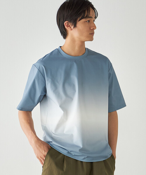 COMME CA ISM(コムサイズム)の「グラデーションプリント Tシャツ(Tシャツ/カットソー・メンズ・ネイビー/ブラック/ライトグレー・MEDIUM/LARGE)」の17枚目の写真