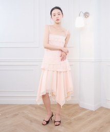 DEAR LACE TOP CORAL PINK