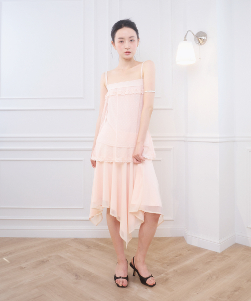 BELLIALEU（ベルリアル）の「DEAR LACE TOP CORAL PINK（その他トップス・レディース・その他・FREE）」の2枚目の写真