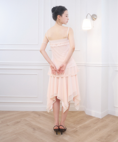BELLIALEU（ベルリアル）の「DEAR LACE TOP CORAL PINK（その他トップス・レディース・その他・FREE）」の4枚目の写真