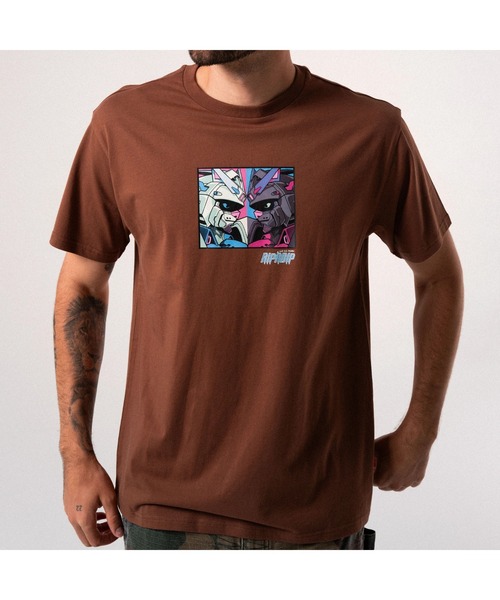 RIPNDIP(リップンディップ)の「NERMBOTS TEE(Tシャツ/カットソー・メンズ・ブラウン・SMALL/MEDIUM/XX-LARGE)」の1枚目の写真