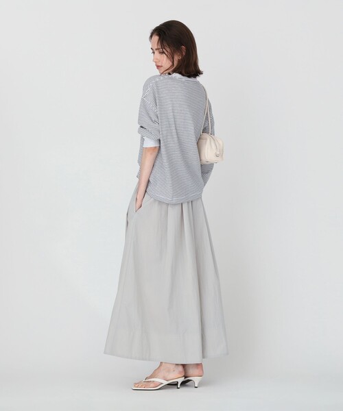 Ray BEAMS(レイビームス)の「【別注】DANTON / ロングスリーブ Tシャツ(Tシャツ/カットソー・レディース・オフホワイト/ブラック/ダークブラウン・MEDIUM)」の5枚目の写真