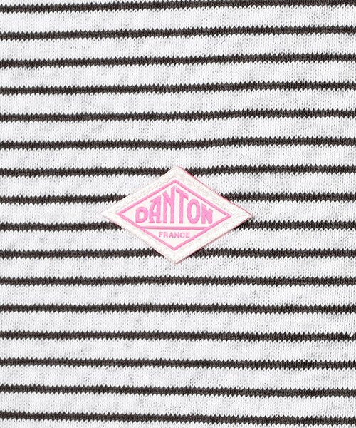 Ray BEAMS(レイビームス)の「【別注】DANTON / ロングスリーブ Tシャツ(Tシャツ/カットソー・レディース・オフホワイト/ブラック/ダークブラウン・MEDIUM)」の9枚目の写真