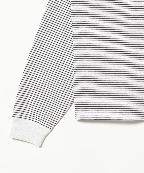 Ray BEAMS(レイビームス)の「【別注】DANTON / ロングスリーブ Tシャツ(Tシャツ/カットソー・レディース・オフホワイト/ブラック/ダークブラウン・MEDIUM)」の10枚目の写真