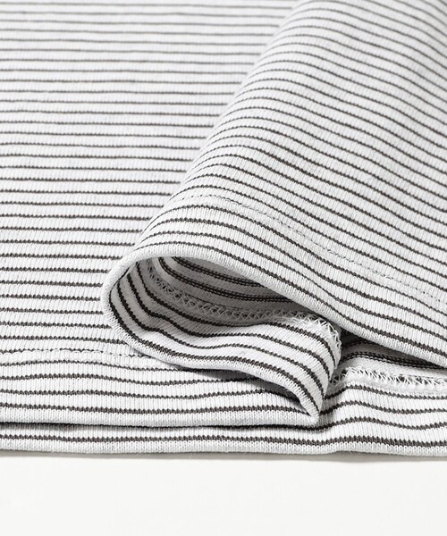 Ray BEAMS(レイビームス)の「【別注】DANTON / ロングスリーブ Tシャツ(Tシャツ/カットソー・レディース・オフホワイト/ブラック/ダークブラウン・MEDIUM)」の12枚目の写真