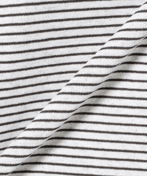 Ray BEAMS(レイビームス)の「【別注】DANTON / ロングスリーブ Tシャツ(Tシャツ/カットソー・レディース・オフホワイト/ブラック/ダークブラウン・MEDIUM)」の13枚目の写真