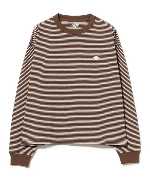 Ray BEAMS(レイビームス)の「【別注】DANTON / ロングスリーブ Tシャツ(Tシャツ/カットソー・レディース・オフホワイト/ブラック/ダークブラウン・MEDIUM)」の17枚目の写真