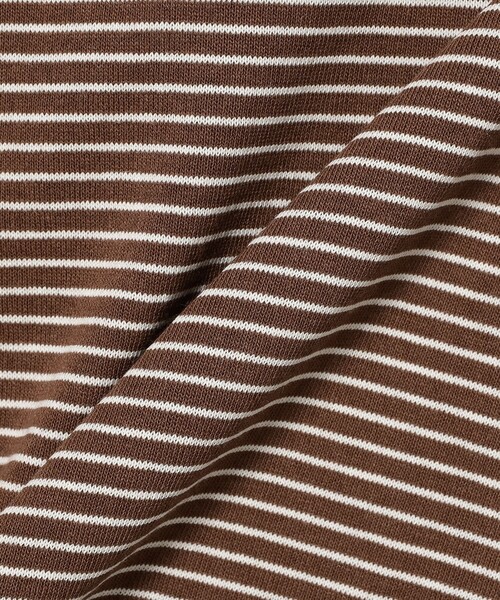 Ray BEAMS(レイビームス)の「【別注】DANTON / ロングスリーブ Tシャツ(Tシャツ/カットソー・レディース・オフホワイト/ブラック/ダークブラウン・MEDIUM)」の19枚目の写真