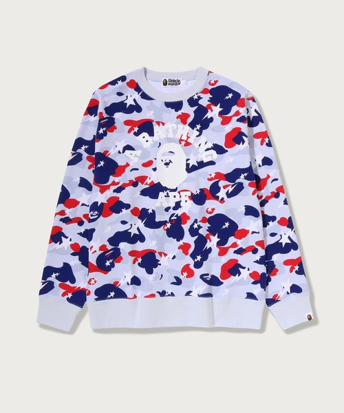 STA STRIKE CAMO COLLEGE CREWNECK SWEATSHIRT（スウェット）｜A