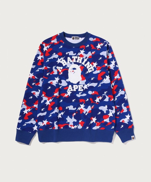 STA STRIKE CAMO COLLEGE CREWNECK SWEATSHIRT（スウェット）｜A