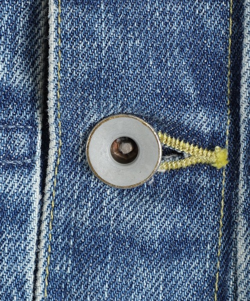 marka（マーカ）の「marka / マーカ：TYPE-1 DENIM JACKET -ORGANIC COTTON 13.5oz SELVEDGE DENIM-：M25C02BL02C[COR]（デニムジャケット・メンズ・ブルー系その他・1(S)）」の4枚目の写真