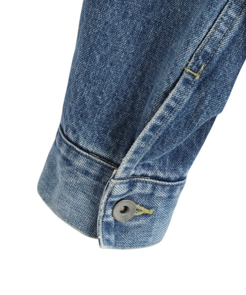 marka（マーカ）の「marka / マーカ：TYPE-1 DENIM JACKET -ORGANIC COTTON 13.5oz SELVEDGE DENIM-：M25C02BL02C[COR]（デニムジャケット・メンズ・ブルー系その他・1(S)）」の9枚目の写真