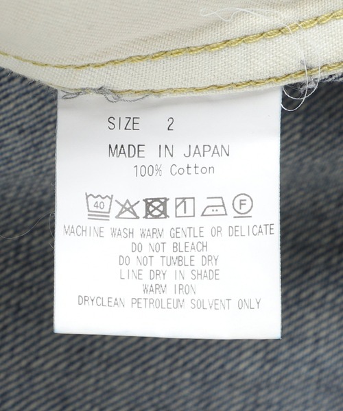 marka（マーカ）の「marka / マーカ：TYPE-1 DENIM JACKET -ORGANIC COTTON 13.5oz SELVEDGE DENIM-：M25C02BL02C[COR]（デニムジャケット・メンズ・ブルー系その他・1(S)）」の12枚目の写真
