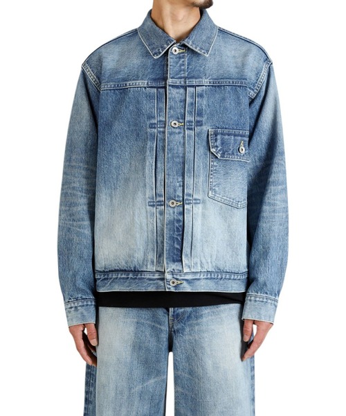 marka（マーカ）の「marka / マーカ：TYPE-1 DENIM JACKET -ORGANIC COTTON 13.5oz SELVEDGE DENIM-：M25C02BL02C[COR]（デニムジャケット・メンズ・ブルー系その他・1(S)）」の13枚目の写真