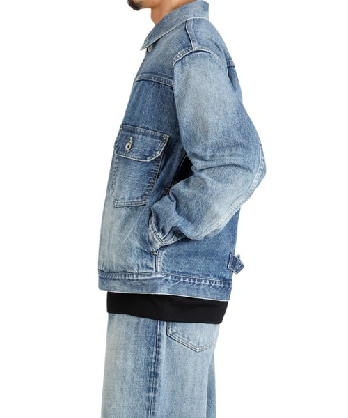 marka（マーカ）の「marka / マーカ：TYPE-1 DENIM JACKET -ORGANIC COTTON 13.5oz SELVEDGE DENIM-：M25C02BL02C[COR]（デニムジャケット・メンズ・ブルー系その他・1(S)）」の14枚目の写真