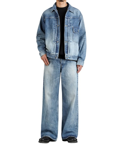 marka（マーカ）の「marka / マーカ：TYPE-1 DENIM JACKET -ORGANIC COTTON 13.5oz SELVEDGE DENIM-：M25C02BL02C[COR]（デニムジャケット・メンズ・ブルー系その他・1(S)）」の8枚目の写真