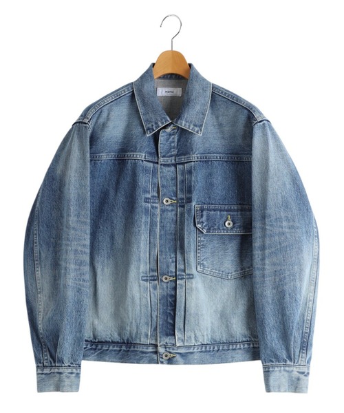 marka（マーカ）の「marka / マーカ：TYPE-1 DENIM JACKET -ORGANIC COTTON 13.5oz SELVEDGE DENIM-：M25C02BL02C[COR]（デニムジャケット・メンズ・ブルー系その他・1(S)）」の2枚目の写真