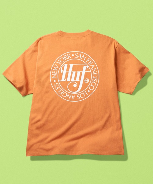 HUF(ハフ)の「SHARP SCRIPT TEE(Tシャツ/カットソー・メンズ・ブラウン系その他/ライトブルー/ブラック/ホワイト・L/M/XL/S)」の14枚目の写真