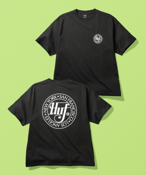 HUF(ハフ)の「SHARP SCRIPT TEE(Tシャツ/カットソー・メンズ・ブラウン系その他/ライトブルー/ブラック/ホワイト・L/M/XL/S)」の9枚目の写真