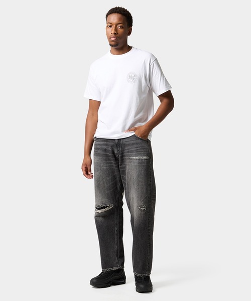 HUF(ハフ)の「SHARP SCRIPT TEE(Tシャツ/カットソー・メンズ・ブラウン系その他/ライトブルー/ブラック/ホワイト・L/M/XL/S)」の20枚目の写真