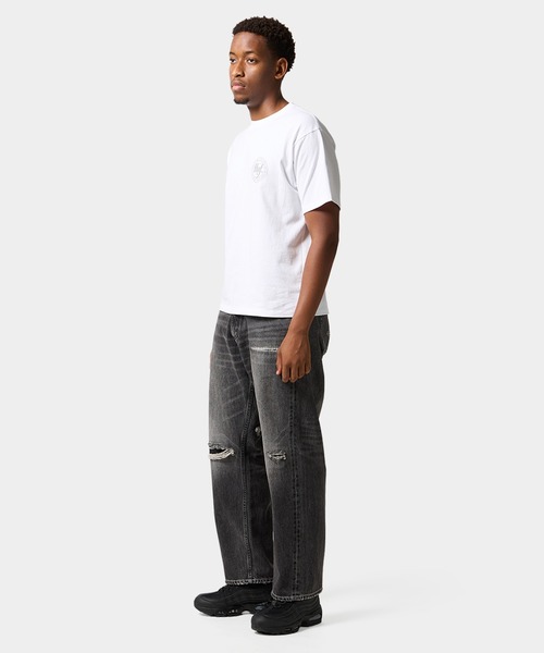 HUF(ハフ)の「SHARP SCRIPT TEE(Tシャツ/カットソー・メンズ・ブラウン系その他/ライトブルー/ブラック/ホワイト・L/M/XL/S)」の21枚目の写真