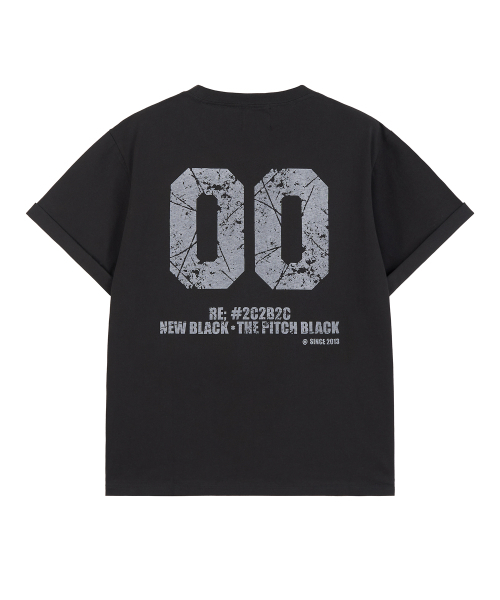 PITCHBLACK(ピッチブラック)の「RE ZERO CROP TEE (BLACK)(Tシャツ/カットソー・メンズ・その他・MEDIUM/LARGE/X-LARGE)」の1枚目の写真