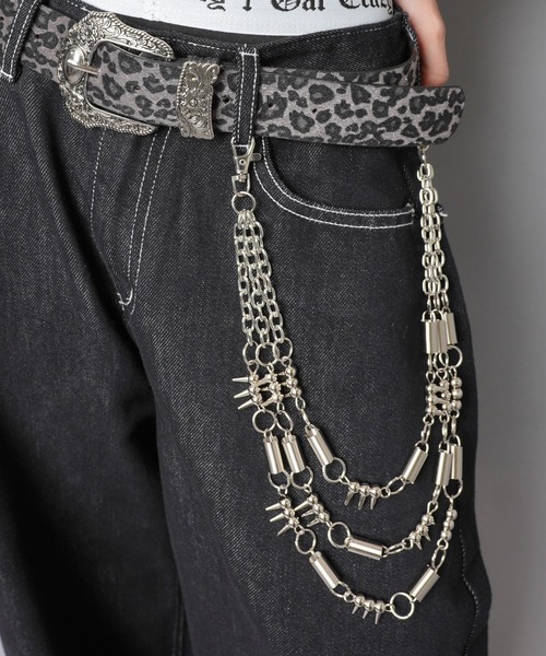 sati　ウォレットチェーン sati ウォレットチェーン ウォレットチェーン/3連チェーン（ベルト