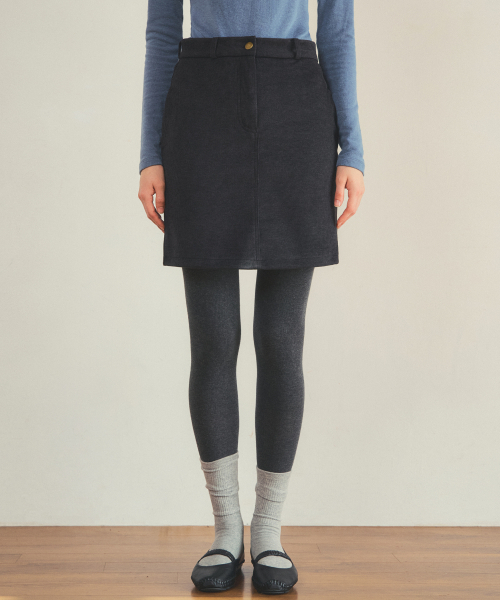 OURNOSTALGIA（アワー ノスタルジア）の「classic stripe midi skirt_Charcoal（スカート・レディース・チャコール・MEDIUM/SMALL）」の2枚目の写真
