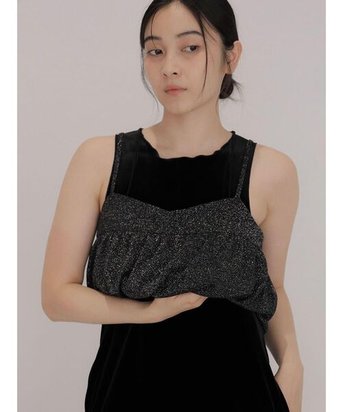 FIKA.(フィーカ)の「Balloon lame bustier(その他トップス・レディース・ブラウン/ブラック・FREE)」の16枚目の写真
