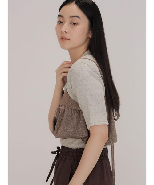 FIKA.(フィーカ)の「Balloon lame bustier(その他トップス・レディース・ブラウン/ブラック・FREE)」の7枚目の写真