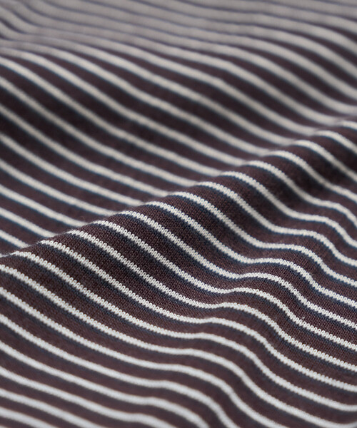 FREAK'S STORE(フリークスストア)の「MILLER × FREAK'S STORE/ミラー 別注 Panel Rib Half Sleeve Tee/ 別注パネルリブ 半袖Tシャツ/ボーダー リブ Tシャツ(Tシャツ/カットソー・レディース・オフホワイト/レッド/ブルー/ブラック/ブラウン・フリ-)」の13枚目の写真