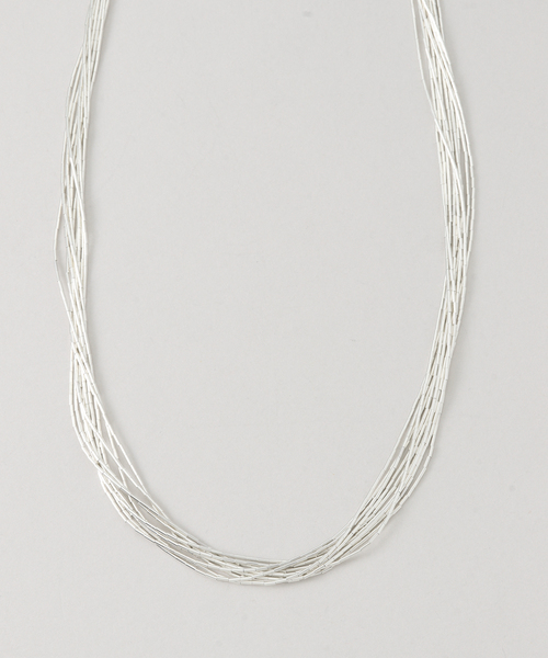 Harpo(アルポ)の「【Harpo/ハルポ】Skinny Bead Layered Necklace(ネックレス・レディース・シルバー・FREE)」の6枚目の写真