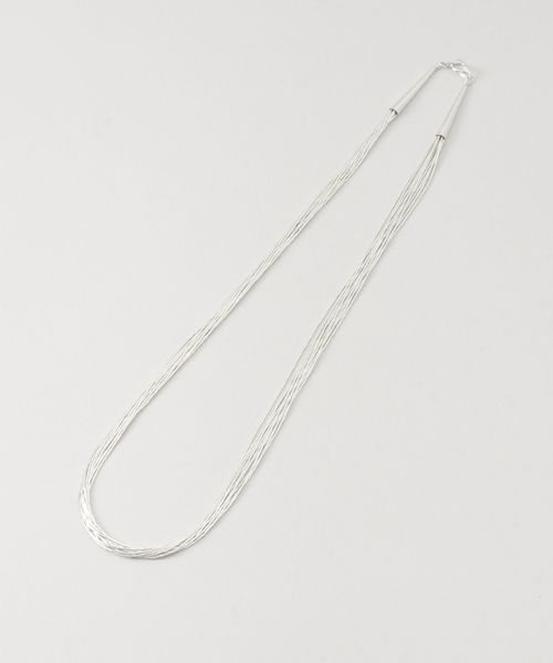 Harpo(アルポ)の「【Harpo/ハルポ】Skinny Bead Layered Necklace(ネックレス・レディース・シルバー・FREE)」の7枚目の写真