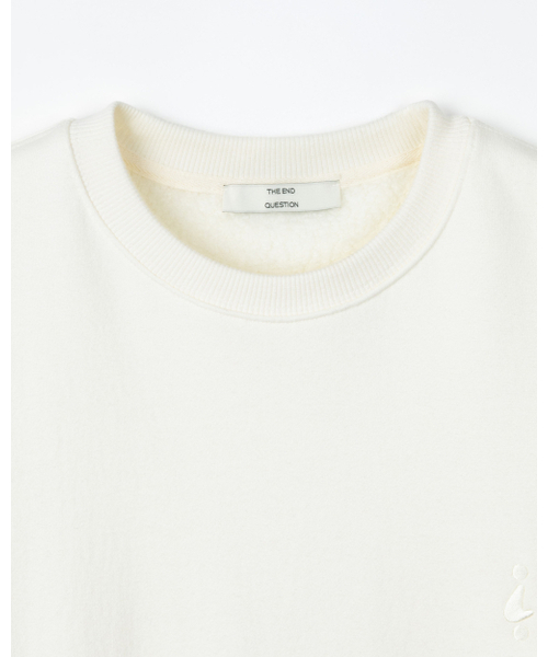 THEENDQUESTION（ジエンドクエスチョン）の「Half crewneck sweatshirt / IVORY（Tシャツ/カットソー・レディース・その他・FREE）」の10枚目の写真