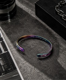 CERCA（チェルカ）の「【Bls】【ZA】【Bling Leads】英字バングル ペアアクセサリー（バングル/リストバンド）」