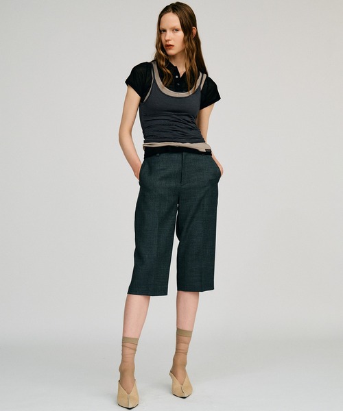 PRANK PROJECT（プランクプロジェクト）の「【2026Autumn Pre-Order】テーラードカプリパンツ / Tailored Capri Pants（その他パンツ・レディース・ブラウン/グレー/ブラック・38/36）」の16枚目の写真