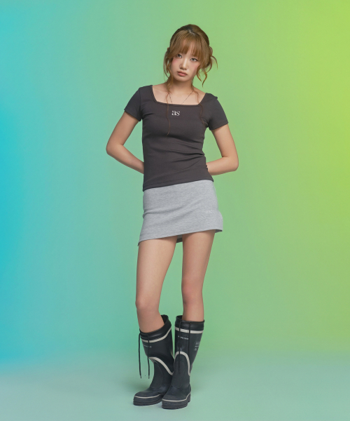 ASON(アズオン)の「DOLLY MINI SKIRT / GRAY(スカート・レディース・その他・FREE)」の1枚目の写真