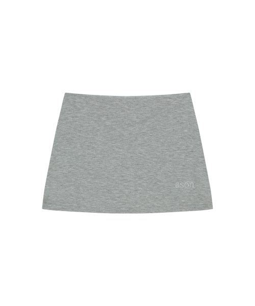 ASON(アズオン)の「DOLLY MINI SKIRT / GRAY(スカート・レディース・その他・FREE)」の2枚目の写真