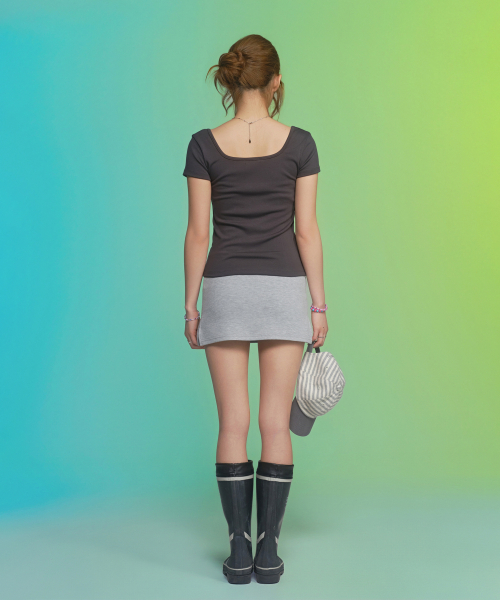 ASON(アズオン)の「DOLLY MINI SKIRT / GRAY(スカート・レディース・その他・FREE)」の8枚目の写真