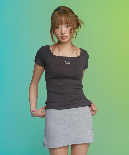 ASON(アズオン)の「DOLLY MINI SKIRT / GRAY(スカート・レディース・その他・FREE)」の9枚目の写真
