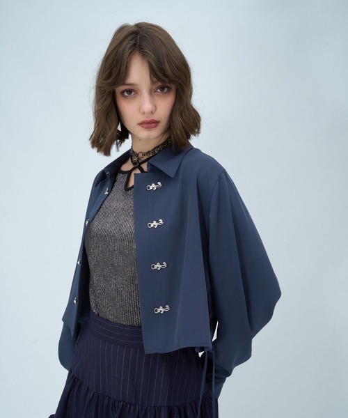 HARE(ハレ)の「VINTAGEカナグシャツ(HARE)(シャツ/ブラウス・レディース・ネイビー/ブラック・FREE)」の1枚目の写真