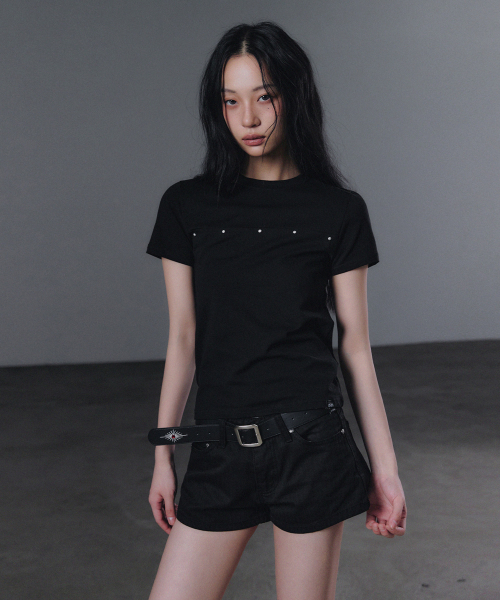 GROWHIDE｜グロウハイドのTシャツ/カットソー（ブラック/黒色系・半袖