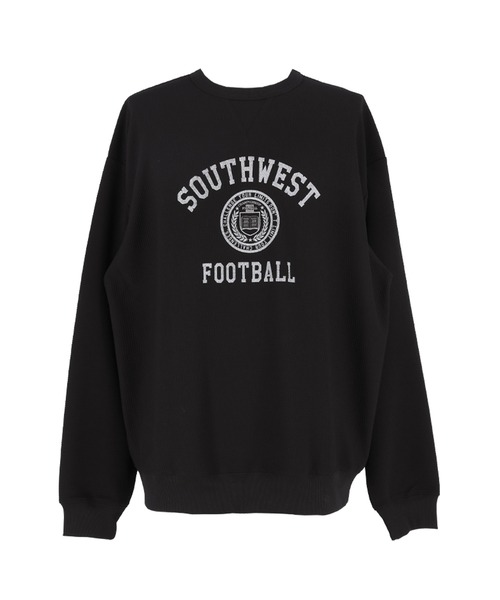 coca(coca)(コカ)の「エンボススウェット風プリントワイドロンT(Tシャツ/カットソー・メンズ・ブラック/ダークグリーン・XL/M/L)」の15枚目の写真