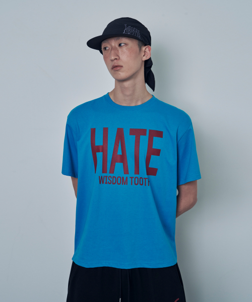 LOSERS CLUB(ルーザーズクラブ)の「HATE WISDOM TOOTH ロゴ 半袖Tシャツ ブルー(Tシャツ/カットソー・レディース・その他・0/1(M)/2(L))」の3枚目の写真